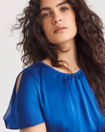 Joanna Hope Blouson Split Sleeve Dress