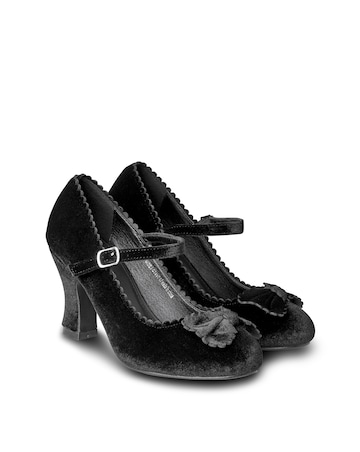 Joe Browns Velvet Mary Jane Shoes EEE Fit