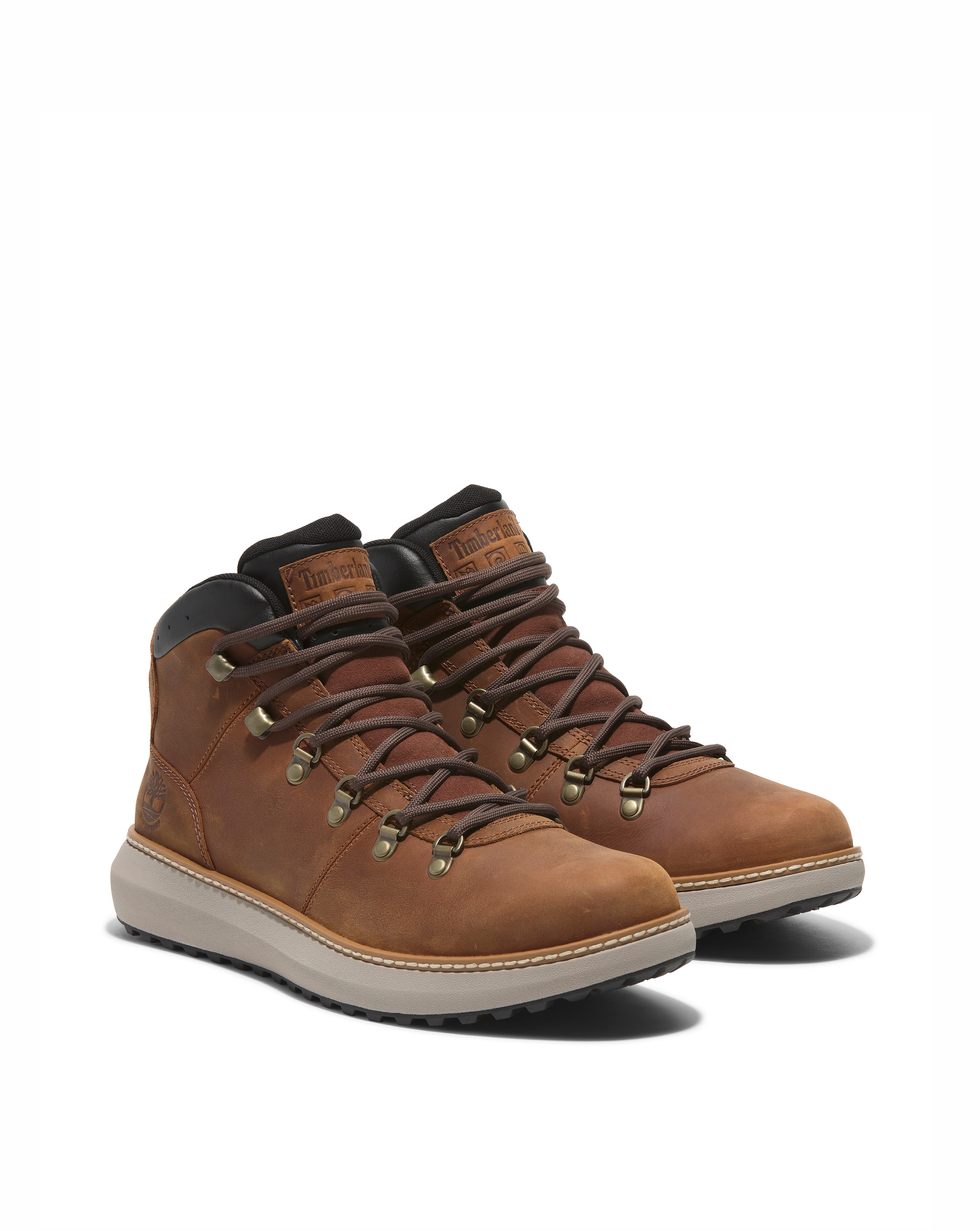 Timberland Hudson Road Mid Lace Waterproof Chukka Boot - Tan | JD