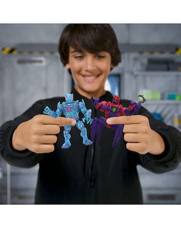 MrBeast Lab Hybrids Multipack Spider vs Energy Panther Figures