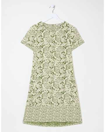 FatFace Simone Damask Floral Jersey Dress
