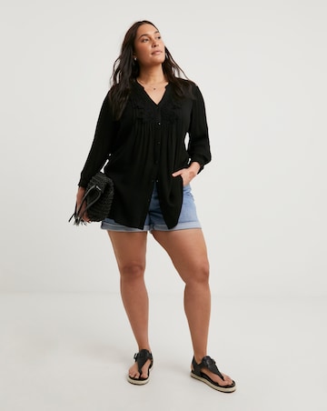 Joe Browns Favorite Longline Crinkle Blouse