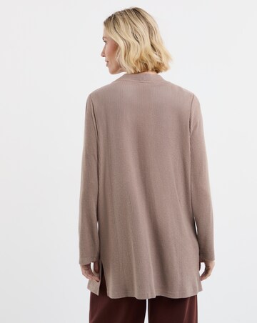 Soft Touch Ribbed Cardigan