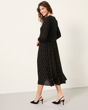 Fatface Laura 2in1 Metallic Dress