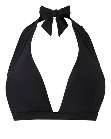 Black Halterneck Bikini Top