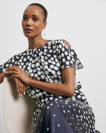 Joanna Hope Split Sleeve Maxi Dress