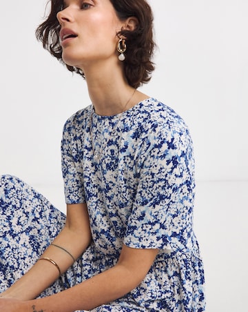 Soft Touch Half Sleeve Smock Dress