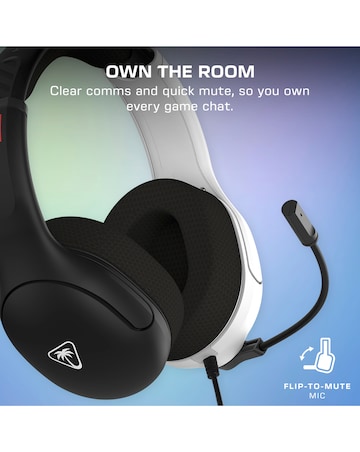 Turtle Beach Airlite Fit Headset for Nintendo Switch 2 - Black & White