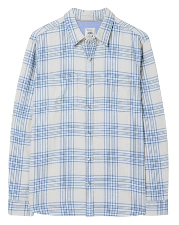 Fatface Hove Check Shirt - Vintage Blue