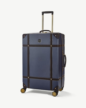 Rock Vintage Large Suitcase - Navy