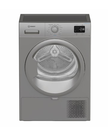 Indesit C YSD 82D SS UK 8kg Heat Pump Tumble Dryer - Silver
