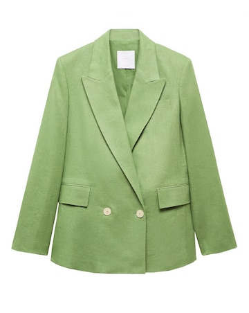 Mango Tempoli Linen Blend Blazer