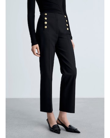Mango Trousers Botones