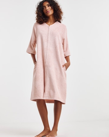 Pretty Secrets Cotton Towelling Zip Gown