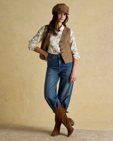 Joules Elvina Bird Print Shirt