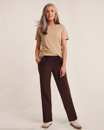 Julipa Jersey Cord Pull On Trouser