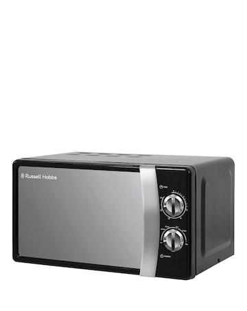 Russell Hobbs RHMM701B Colours Plus 17L Black Manual Microwave