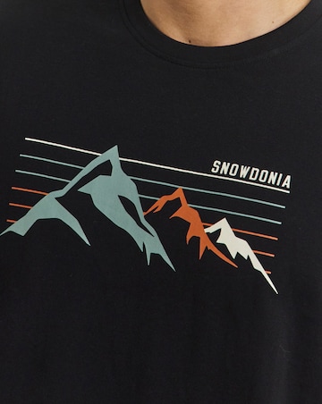 Snowdonia Mountains Graphic T-Shirt