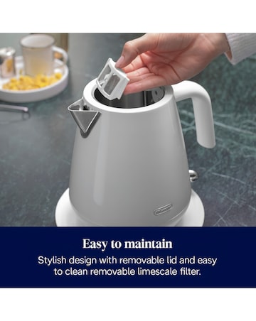 De'Longhi Eclettica KBY3001.W White Kettle