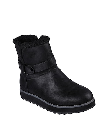 Skechers Black Keepsake Boots -Wide Fit (E)