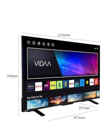 Toshiba 55UV2F53DBU 55in Smart TV 4K UHD HDR LCD Freely TV with Amazon Alexa