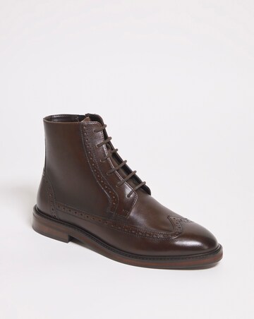 Hi Shine Leather Formal Boot Wide