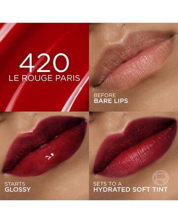 LOreal Paris Hyaluron Tint Lip Stain Serum 420 Le Rouge Paris