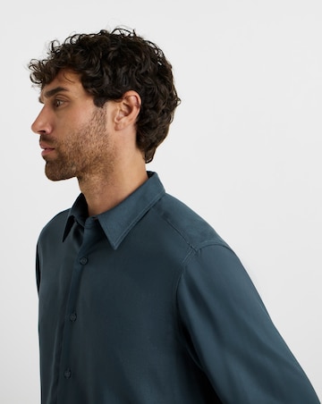 Folio Garment Dyed Viscose Shirt Regular