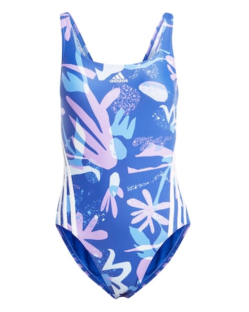 adidas Floral 3 Stripes Swimsuit