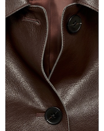 Mango Sabina Faux Leather Jacket
