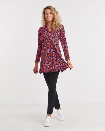 Joe Browns Floral Button Detail Jersey Tunic