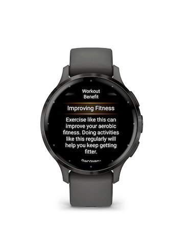 Garmin Venu 3S 41mm Smartwatch - Pebble Grey & Slate with Silicone Band