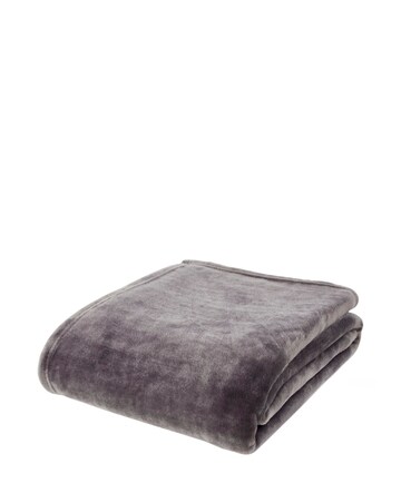Catherine Lansfield Raschel Velvet Throw