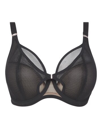 Elomi Kintai Plunge Wired Bra Black