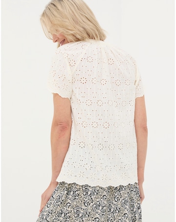 FatFace Willow Broderie Blouse