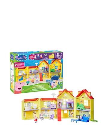 Peppa Pig's Big Family House Playset with Baby Evie