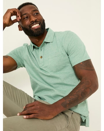 Fatface Elm Polo - Teal Green