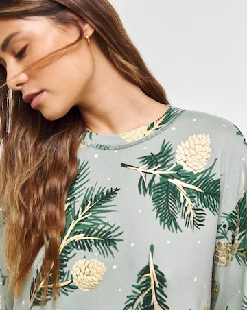 Supersoft Christmas Foil Print Twosie