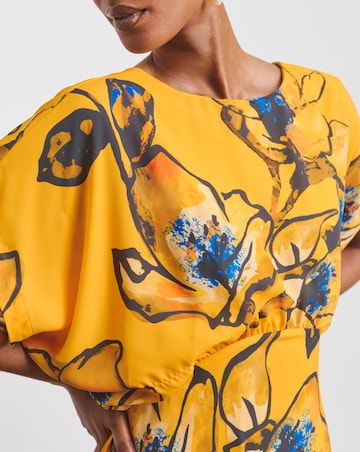 Joanna Hope Drape Sleeve Dress