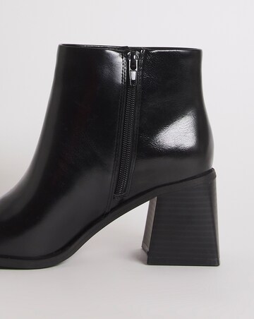 Lois Classic Heeled Ankle Boots Ex Wide EEE Fit