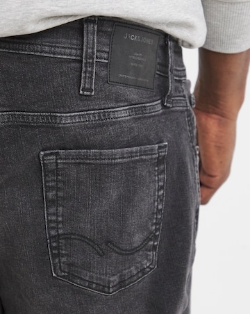 Jack & Jones Loose Tapered Fit Mike Jeans in Washed Black