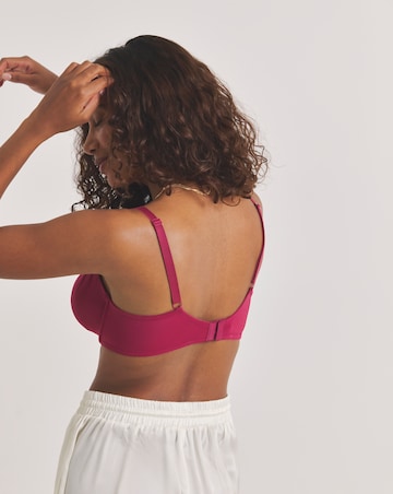 Pretty Secrets (3 Pack) Claire Moulded Micro Full Cup Wired Bras (B-E) Berry