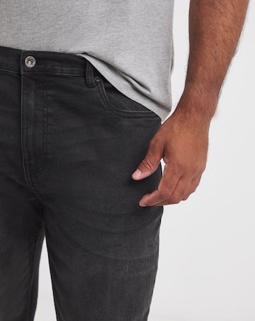 Skinny Fit Stretch Jeans Black Wash