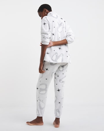 Pretty Secrets Quarter Zip Fleece Twosie Christmas Penguin