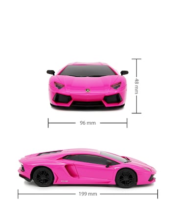 CMJ 1:24 Scale Lamborghini Aventador Pink RC Car