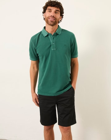 FatFace Pique Short Sleeve Polo (Regular & Tall) - Jade