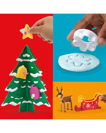 Play-Doh Holiday Advent Calendar, 24 Days of Surprise Toys for Kids 3+