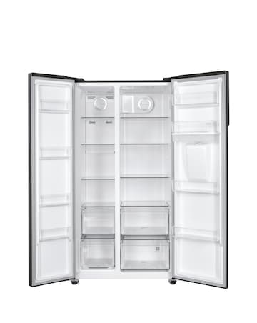 HOOVER HHSBSO-6174BWDK-1 90cm Slim Non Plumbed Water Dispenser Fridge Freezer