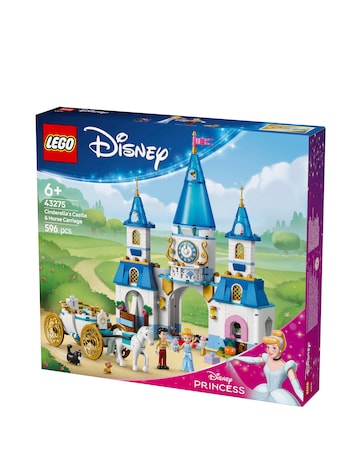 LEGO Disney Princess Cinderella's Castle & Horse Carriage 43275