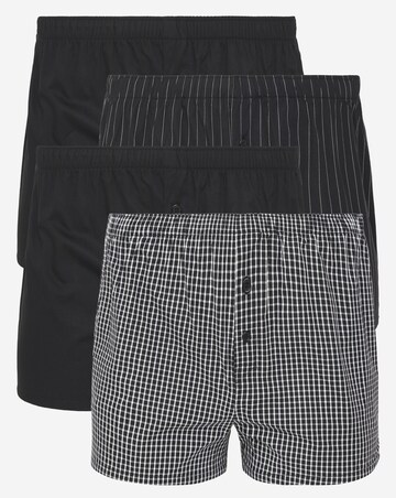 4 Pack Multi Woven Boxers